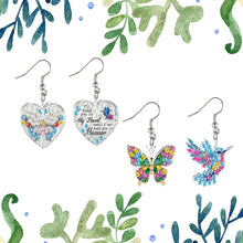 Load image into Gallery viewer, 2 Pairs Water Droplets-DIY Diamond Painting Earrings Kit