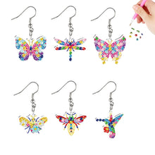 Load image into Gallery viewer, 2 Pairs Water Droplets-DIY Diamond Painting Earrings Kit