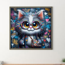 Load image into Gallery viewer, Cat-Full Round Diamond Painting-30x30cm