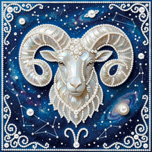 Load image into Gallery viewer, Pisces-Partial Pearl Painting Kit with Frame-25x25cm