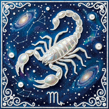 Load image into Gallery viewer, Pisces-Partial Pearl Painting Kit with Frame-25x25cm