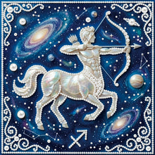 Load image into Gallery viewer, Pisces-Partial Pearl Painting Kit with Frame-25x25cm