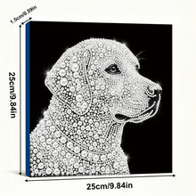 Load image into Gallery viewer, Golden Retriever-Partial Pearl Painting Kit with Frame-25x25cm