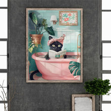 Load image into Gallery viewer, Cat-Full Round Diamond Painting-30x40cm