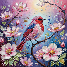 Load image into Gallery viewer, Flower Sparrow-Partial Pearl Painting Kit with Frame-30x30cm