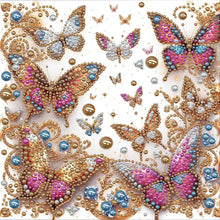 Load image into Gallery viewer, Flower Sparrow-Partial Pearl Painting Kit with Frame-30x30cm