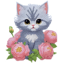 Load image into Gallery viewer, Cat-2-Single Side Drill-Acrylic Diamond Desktop Ornament