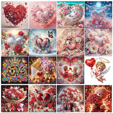 Load image into Gallery viewer, Valentine's Day-Partial Special Diamond Painting-30x30cm