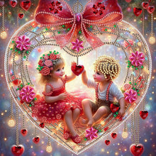 Load image into Gallery viewer, Valentine's Day-Partial Special Diamond Painting-30x30cm