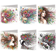 Load image into Gallery viewer, 6Pcs/Set Seaside-Diamond Greeting Cards