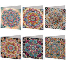 Load image into Gallery viewer, 6Pcs/Set Seaside-Diamond Greeting Cards