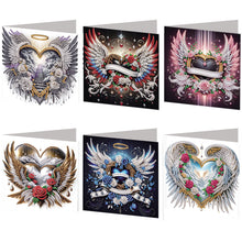 Load image into Gallery viewer, 6Pcs/Set Seaside-Diamond Greeting Cards