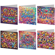 Load image into Gallery viewer, 6Pcs/Set Seaside-Diamond Greeting Cards
