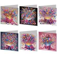 Load image into Gallery viewer, 6Pcs/Set Seaside-Diamond Greeting Cards