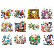 Load image into Gallery viewer, Goblins And Tulips-Single Side Drill-Diamond Pendant