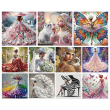 Load image into Gallery viewer, Beauty-Partial Special Diamond Painting-30x30cm