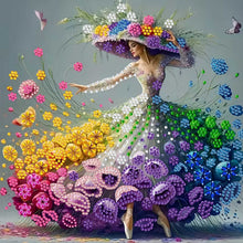 Load image into Gallery viewer, Beauty-Partial Special Diamond Painting-30x30cm