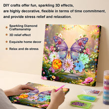 Load image into Gallery viewer, Butterflyb-Diamond Candle Holder-Diamond Desktop Ornament