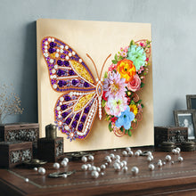 Load image into Gallery viewer, Butterflyb-Diamond Candle Holder-Diamond Desktop Ornament
