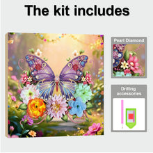 Load image into Gallery viewer, Butterflyb-Diamond Candle Holder-Diamond Desktop Ornament