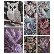 Load image into Gallery viewer, Pearl Owl-Partial Special Diamond Painting-30x40cm