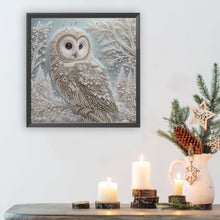 Load image into Gallery viewer, Owl-Partial Special Diamond Painting-30x30cm