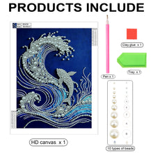 Load image into Gallery viewer, Koi-Partial Special Diamond Painting-35x45cm