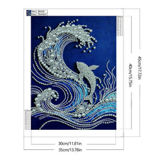 Load image into Gallery viewer, Koi-Partial Special Diamond Painting-35x45cm
