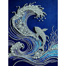 Load image into Gallery viewer, Koi-Partial Special Diamond Painting-35x45cm