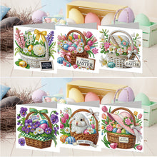 Load image into Gallery viewer, 6Pcs/Set Easter Flowers-Diamond Greeting Cards