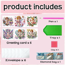 Load image into Gallery viewer, 6Pcs/Set Easter Flowers-Diamond Greeting Cards