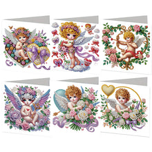 Load image into Gallery viewer, 6Pcs/Set Easter Flowers-Diamond Greeting Cards