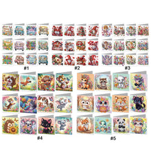 Load image into Gallery viewer, 12Pcs/Set 12Pcs/Set Cute Animals-Diamond Greeting Cards