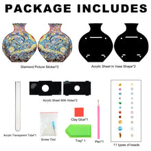 Load image into Gallery viewer, Artistic Vase-2-Double Sided Drill-Diamond Vase Desktop Ornament