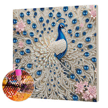 Load image into Gallery viewer, Flowers and Birds-Partial Pearl Painting Kit with Frame-25x25cm