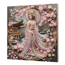 Load image into Gallery viewer, Flowers and Birds-Partial Pearl Painting Kit with Frame-25x25cm