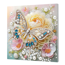 Load image into Gallery viewer, Flowers and Birds-Partial Pearl Painting Kit with Frame-25x25cm