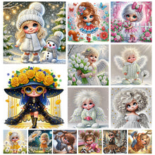 Load image into Gallery viewer, Cute Angel-Partial Special Diamond Painting-30x30cm