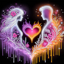 Load image into Gallery viewer, Lovers-Partial Special Diamond Painting-30x30cm