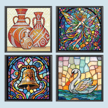 Load image into Gallery viewer, Stained Glass Fairy-Partial Special Diamond Painting-30x30cm