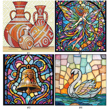 Load image into Gallery viewer, Stained Glass Fairy-Partial Special Diamond Painting-30x30cm