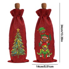 Load image into Gallery viewer, 4Pcs/Set Snowman Christmas-Diamond Wine Bottle Bags Covers