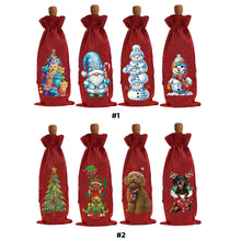 Load image into Gallery viewer, 4Pcs/Set Snowman Christmas-Diamond Wine Bottle Bags Covers