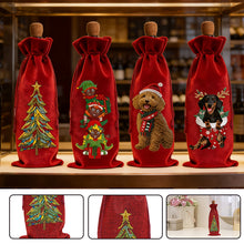 Load image into Gallery viewer, 4Pcs/Set Snowman Christmas-Diamond Wine Bottle Bags Covers