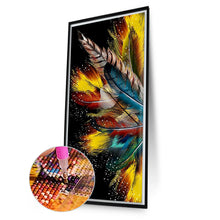 Load image into Gallery viewer, Feathers-Full Round Diamond Painting-50x100cm-Large Size