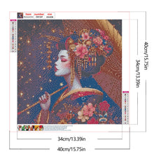 Load image into Gallery viewer, Geisha-Full Round Diamond Painting-40x40cm