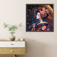 Load image into Gallery viewer, Geisha-Full Round Diamond Painting-40x40cm