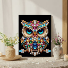Load image into Gallery viewer, Owl-Partial Pearl Painting Kit with Frame-30x40cm