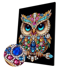 Load image into Gallery viewer, Owl-Partial Pearl Painting Kit with Frame-30x40cm