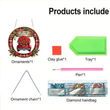 Load image into Gallery viewer, Heart Flower Window-Single Side Drill-Diamond Pendant